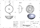 Умивальник Miraggio SAPFIRE 425*425 мм білий 0002254