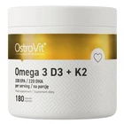 Жирные кислоты OstroVit Omega 3 D3 + K2 180 капсул
