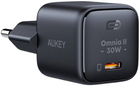 Мережевий зарядний пристрій Aukey USB-C 30 W Black (0689323784851) - зображення 3