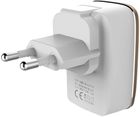 Мережевий зарядний пристрій Ldnio 2 x USB + кабель Lightning (A2204 Lightning) - зображення 2