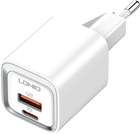 Мережевий зарядний пристрій Ldnio USB-C 20 W + кабель USB-C - USB-C (A2318C Type-C-Type-C) - зображення 6