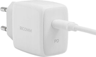 Ładowarka sieciowa Ricomm USB-C 25 W + kabel USB-C 2.1 m (RC251 EU) - obraz 1