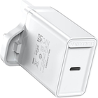 Мережевий зарядний пристрій Vention USB-C 20 W UK White (FADW0-UK) - зображення 3