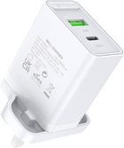 Мережевий зарядний пристрій Vention USB (A+C) 18 W/20 W UK White (FBBW0-UK ) - зображення 3
