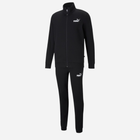 Komplet sportowy męski Puma Clean Sweat Suit Fl 58584101 2XL Czarny (4063697380349) - obraz 8