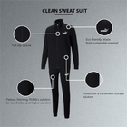 Спортивний костюм чоловічий Puma Clean Sweat Suit Fl 585841-01 2XS Чорний (4063697380288) - зображення 9