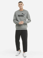 Bluza bez kaptura polarowa męska Puma Ess Big Logo Crew Fl 586678-03 2XS Szara (4063697320369) - obraz 3