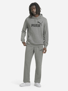 Bluza z kapturem męska Puma Ess Big Logo Hoodie Tr 586688-03 XL Szara (4063697318540) - obraz 3