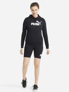 Bluza z kapturem damska Puma Ess Logo Hoodie Tr 58679101 M Czarna (4063697202306) - obraz 3