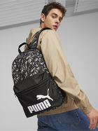 Plecak sportowy 22l Puma Phase Aop Backpack 7994807 Czarny (4099685701711) - obraz 2