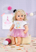 Футболка з єдинорогом і спідниця Zapf Creation Baby Born Dolly Fashion Unicorn Shirt and Skirt + Tutu Unicorn для ляльки 36 см (4001167870563) - зображення 4