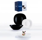 Сервиз столовый черно-белый Luminarc Carine Black/White 19 предметов (N1491)