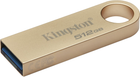 Флеш пам'ять USB Kingston DataTraveler 512GB USB 3.2 Gold (DTSE9G3/512GB) - зображення 2