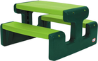 Стіл для пікніка з лавкою Little Tikes Go Green Зелений (0050743174131) - зображення 1