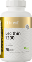 Харчова добавка OstroVit Lecithin 1200 70 капсул (5902232618600) - зображення 1