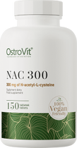 Харчова добавка OstroVit NAC 300 mg 150 таблеток (5903246229578) - зображення 1