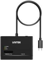 Kieszeń zewnętrzna Unitek NVMe M.2 SSD Enclosure Adapter USB 3.1 Black (S1232A01-EU) - obraz 2