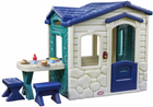 Ігровий дім Little Tikes Picnic on the Patio Playhouse Jungle Бежево-блакитно-зелений (0050743174117) - зображення 1