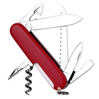 Комплект Victorinox Ніж Camper Red 1.3613.71 + Чохол для ножа універсальний на липучці + Ліхтар - зображення 6