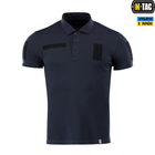 Тактическое поло Navy M-Tac Dark Blue 65/35 3XL - изображение 2