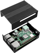 Obudowa SilverStone SST-PI02 do Raspberry Pi 4 Model B Black (SST-PI02) - obraz 8