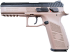 Пневматичний пістолет ASG CZ P-09 Black/FDE Blowback Pellet