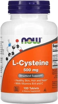 Аминокислота Now Foods L-Cysteine 500 мг 100 таблеток