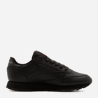 Жіночі кросівки Reebok Classic Leather 2267 34.5 Чорні (889131553490) - зображення 3