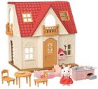 Zestaw figurek do zabawy Epoch Sylvanian Families Red Roof Cosy Cottage Starter Home (5054131055670) - obraz 3