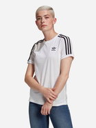 T-shirt damski bawełniany adidas 3-Stripes Tee W GN2913 36 Biały (4064044765383) - obraz 1