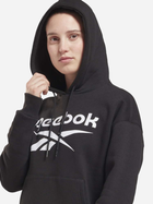 Bluza damska z kapturem Reebok Identity Logo Fleece Hoodie XS Czarna (4064057880639) - obraz 4