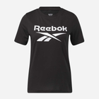 T-shirt damski bawełniany Reebok RI BL Tee XS Czarny (4065423449436) - obraz 1