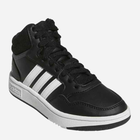 Дитячі черевики для хлопчика adidas Hoops Mid 3.0 K GW0402 28 Чорні (4065418336154) - зображення 3