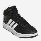 Дитячі черевики для хлопчика adidas Hoops Mid 3.0 K GW0402 30 Чорні (4065418336208) - зображення 3