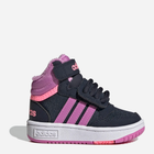 Дитячі демісезонні черевики для дівчинки adidas Hoops Mid 3.0 AC GW4485 22 Чорний/Фіолетовий (4065426107678) - зображення 1