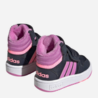 Trzewiki dziecięce dla dziewczynki adidas Hoops Mid 3.0 AC GW4485 25 Czarny/Fioletowy (4065426107616) - obraz 3