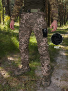 Зимние брюки карго тактические Softshell BEZET Эшелон пиксель - L - изображение 1