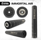 Глушник Steel IMMORTAL AIR 5.56 (.223) різьблення 1/2"-28 UNEF (011.000.000-45) - зображення 4