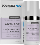 Пілінг для обличчя Solverx Dermopeel Anti-Age з гліколевою кислотою 30% 30 мл (5907479386749) - зображення 2