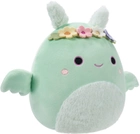 М'яка іграшка Squishmallows Little Plush Tove Mint Green Mothman W/Flower Crown and Fuzzy Belly 19см (0196566411401) - зображення 2