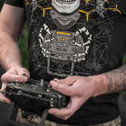Тактическая футболка M-Tac Drohnenführer Black черная 3XL - изображение 14