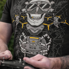Тактическая футболка M-Tac Drohnenführer Black черная 3XL - изображение 15