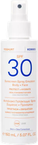 Сонцезахисна емульсія Korres Yoghurt Spray з фільтром SPF 30 150 мл (5203069126482) - зображення 1