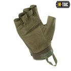 Тактические M-Tac перчатки беспалые Assault Tactical Mk.3 Olive олива L - изображение 2