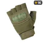 Тактические M-Tac перчатки беспалые Assault Tactical Mk.3 Olive олива L - изображение 3