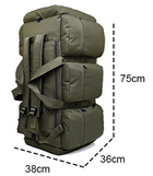 Тактичний рюкзак-сумка 2 в 1 Solve Bag 98 л 75 x 38 x 36 см Олива KT6004501 - зображення 2