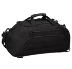 Тактична дорожня сумка Solve - Black KT6006102 MOLLE cargo bag 25л