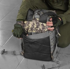 Тактичний похідний рюкзак на 45 л KT6003007 Сірий піксель - зображення 8
