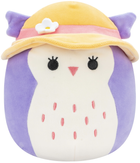 М'яка іграшка Squishmallows Purple Owl Holly 19 см (196566411456) - зображення 1