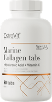 Suplement diety OstroVit Marine Collagen + Kwas Hialuronowy + Witamina C 90 tabletek (5903933906409) - obraz 1